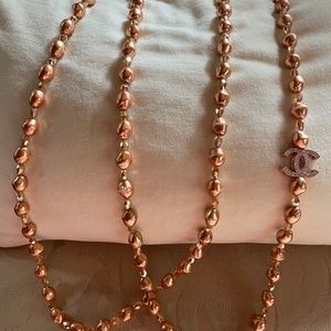 Chanel- Stunning Faux Pearl and Crystal Necklace